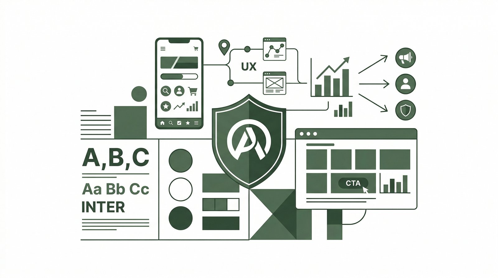 Brand Design: Logo, Farben und Typografie vereint